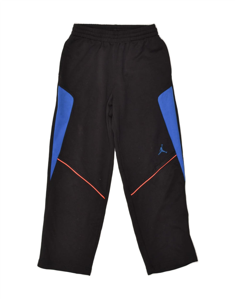 JORDAN Boys Therma-Fit Tracksuit Trousers 10-11 Years Medium Black | Vintage Jordan | Thrift | Second-Hand Jordan | Used Clothing | Messina Hembry 