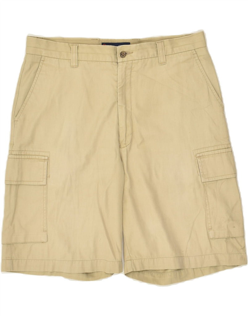 CONTE OF FLORENCE Mens Cargo Shorts IT 48 Medium W32  Beige Cotton | Vintage Conte of Florence | Thrift | Second-Hand Conte of Florence | Used Clothing | Messina Hembry 