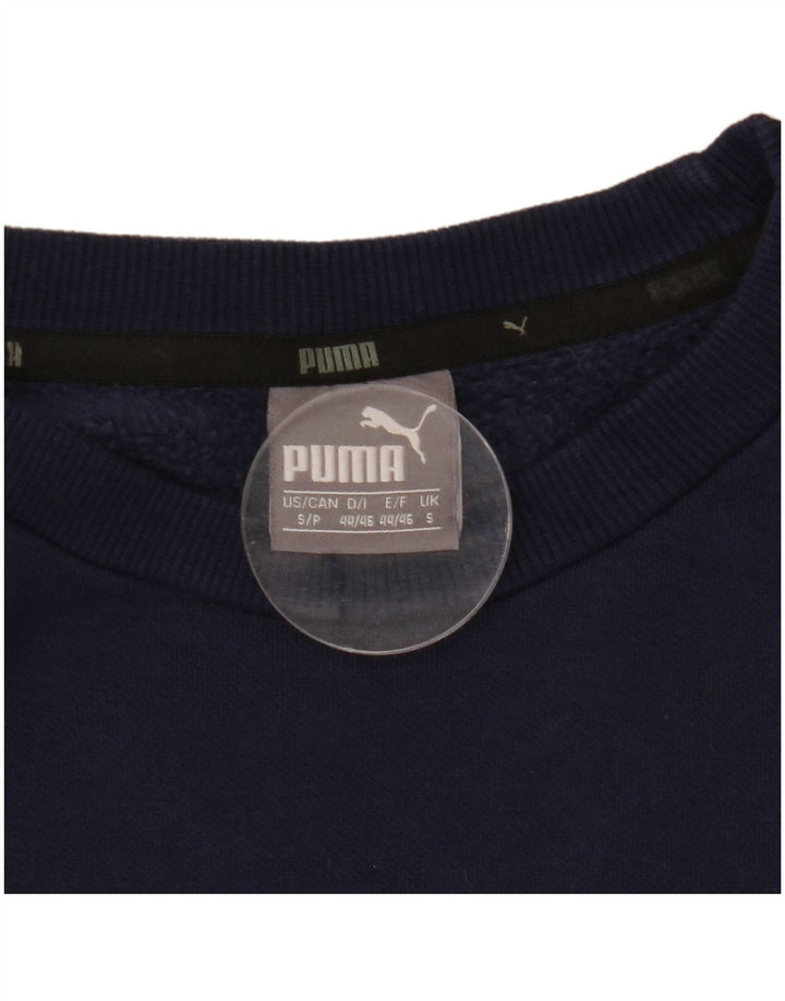 Puma Mens Sweatshirt Jumper Small Navy Blue