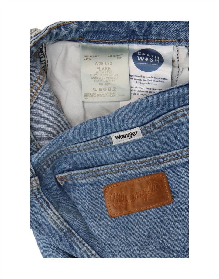 WRANGLER Womens Slim Jeans W28 L30 Blue Cotton