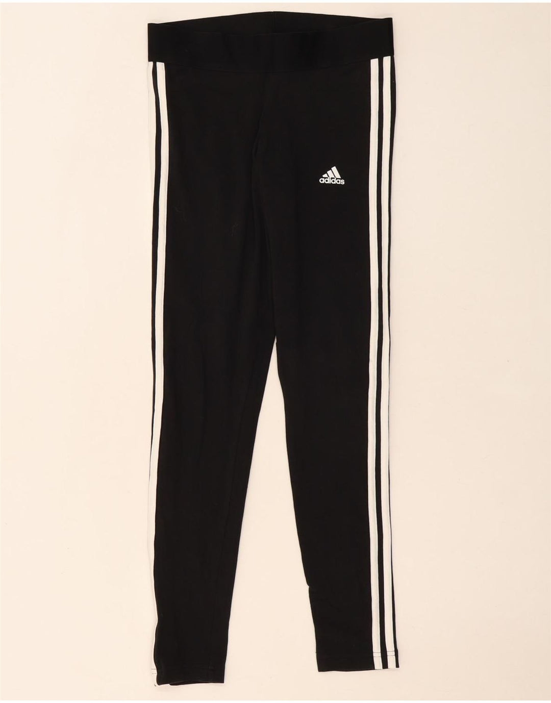 ADIDAS Womens Leggings UK 8/10 Small Black
