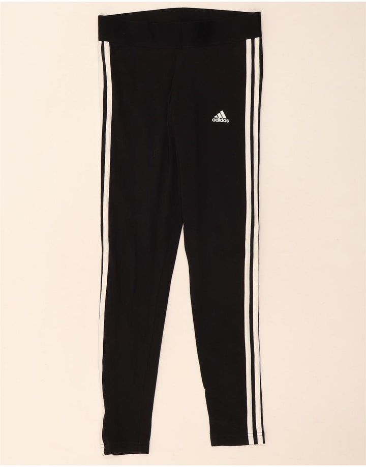 ADIDAS Womens Leggings UK 8/10 Small Black