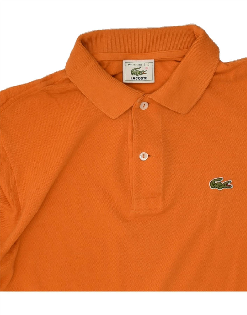 LACOSTE Mens Polo Shirt Size 3 Small Orange Cotton | Vintage Lacoste | Thrift | Second-Hand Lacoste | Used Clothing | Messina Hembry 