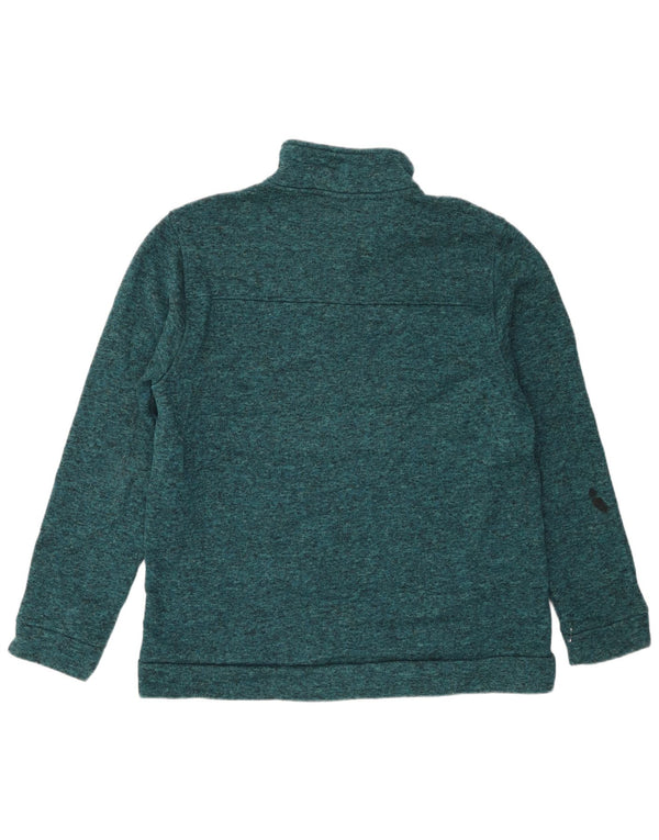 Mountain Warehouse Mens Sweatshirt Jumper Large Green Flecked Polyester