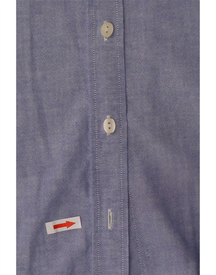 Lacoste Womens Shirt Size 46 XL Blue Cotton