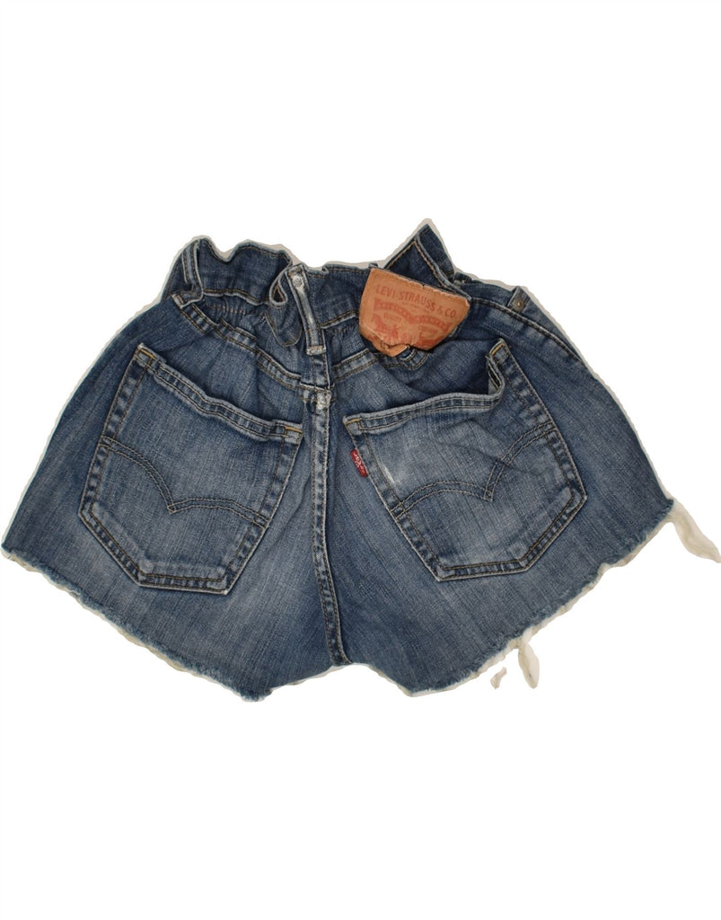 LEVI'S Womens Denim Shorts W31 Medium Blue Cotton | Vintage Levi's | Thrift | Second-Hand Levi's | Used Clothing | Messina Hembry 