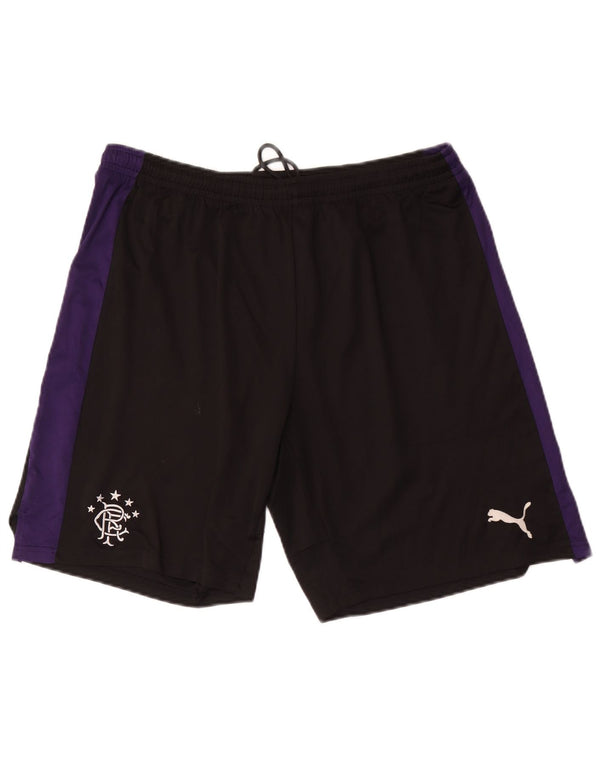 Puma Mens Graphic Sport Shorts XL  Black Colourblock