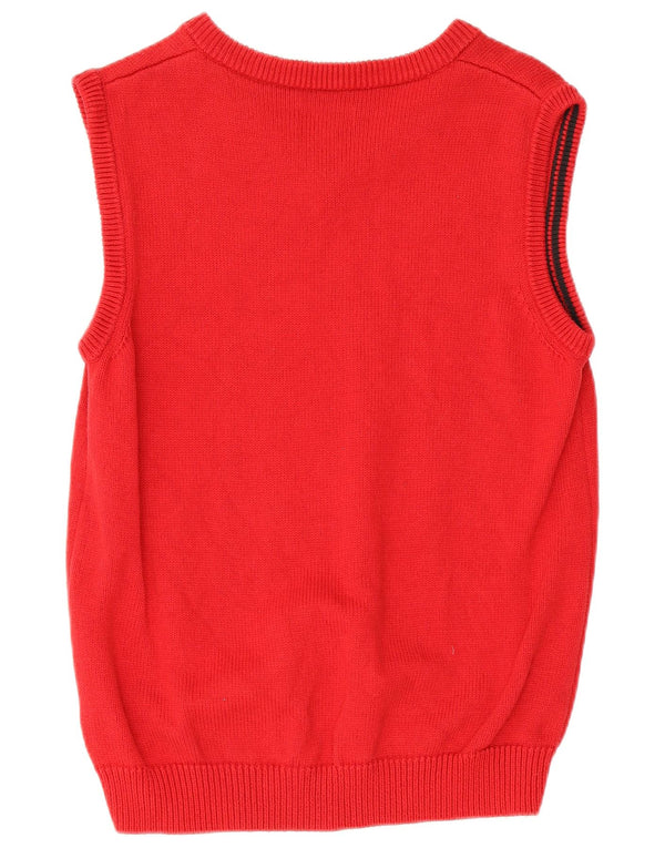 Chaps Boys Vest Tank Top 12-13 Years Large Red Cotton