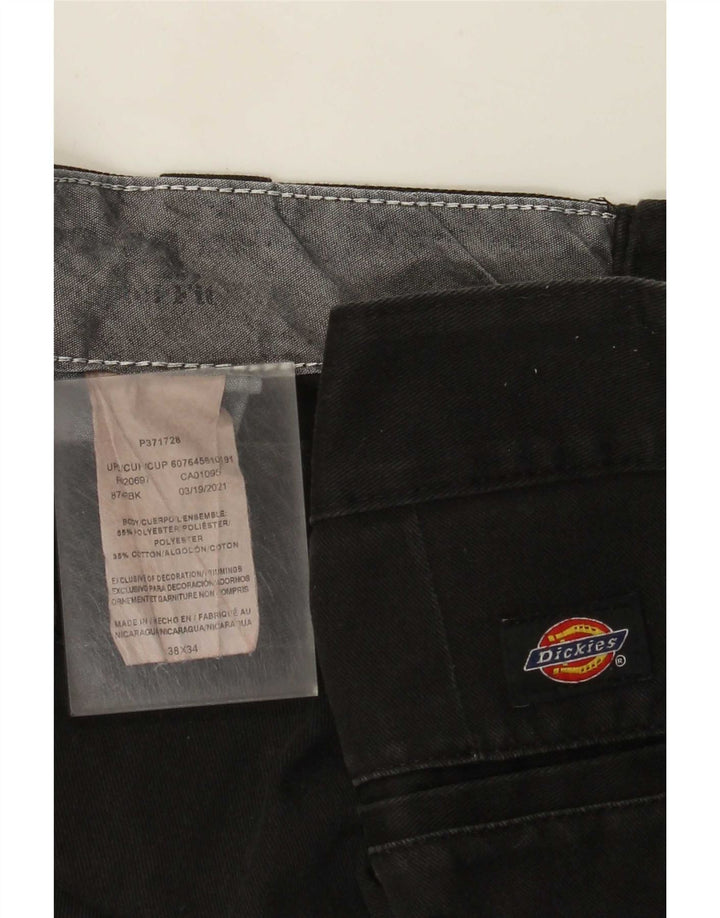 Dickies Womens Denim Shorts W38 XL Black Polyester