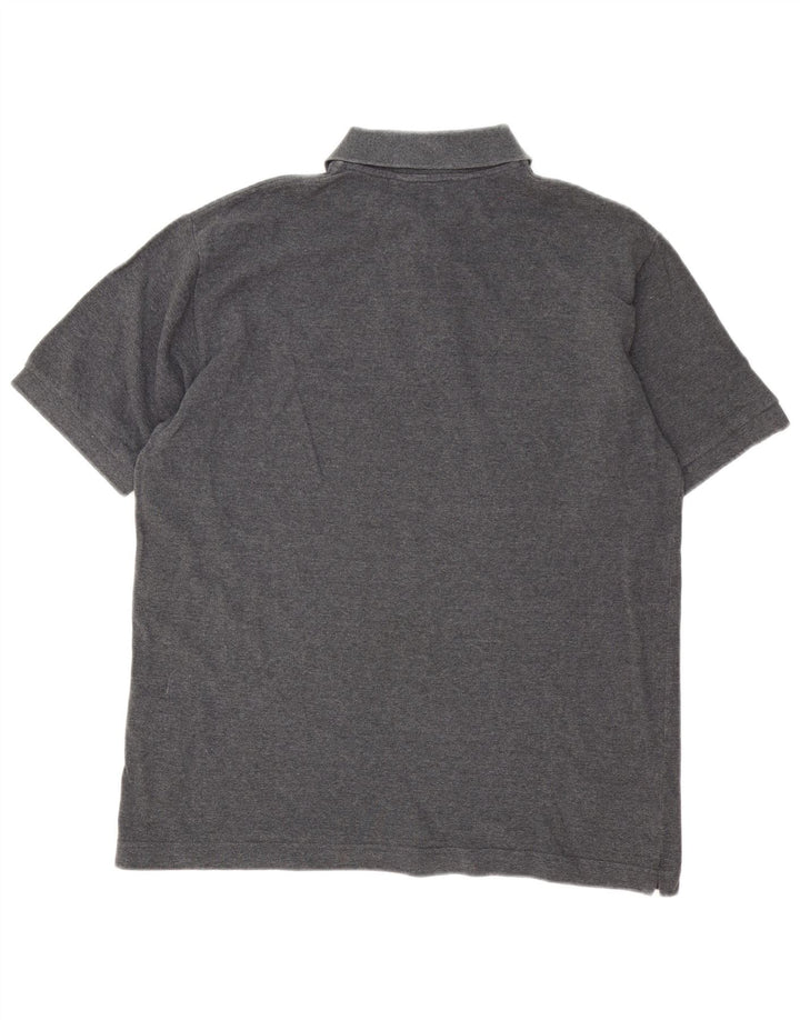 Kappa Mens Polo Shirt Large Grey Cotton