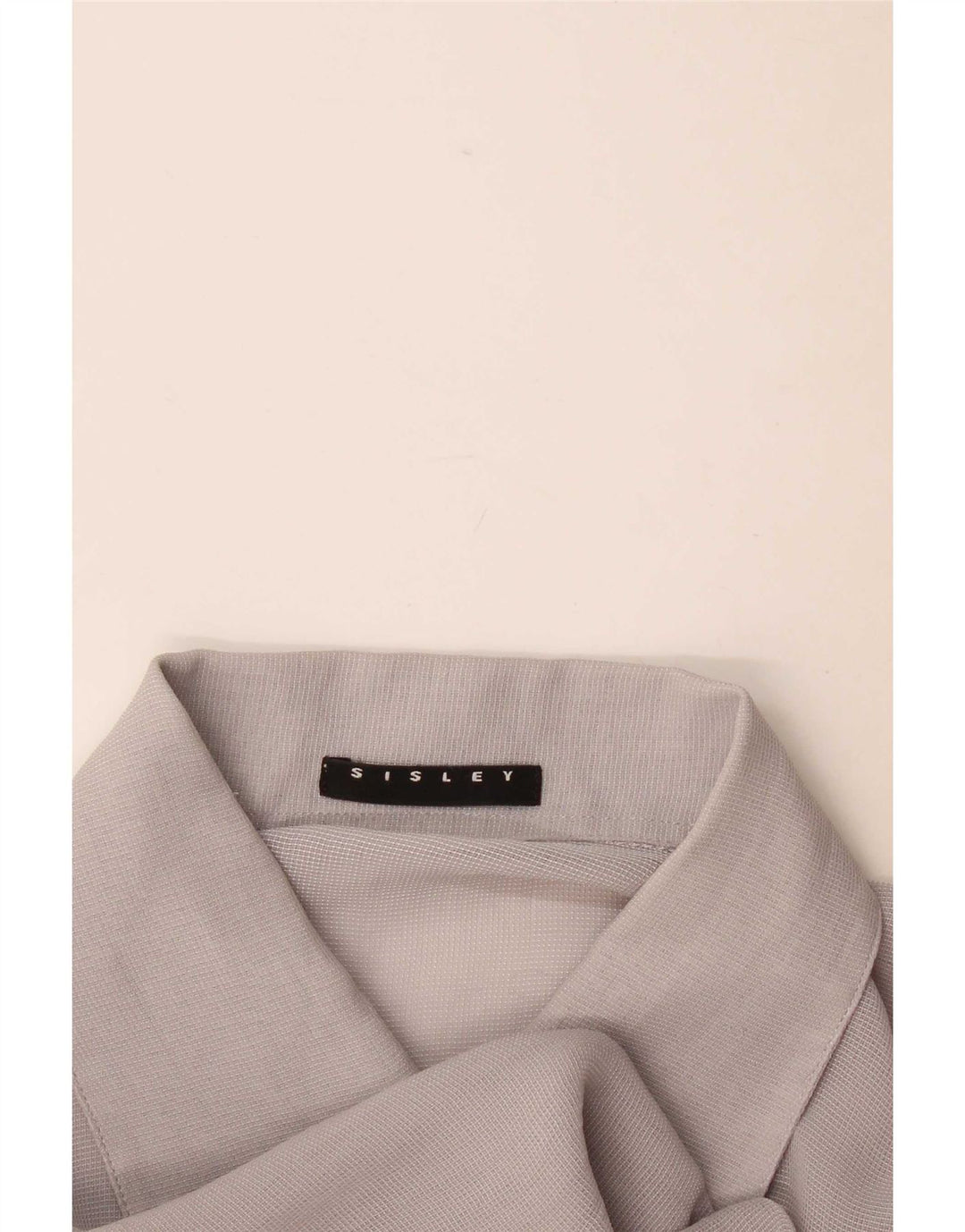 Sisley Womens Shirt UK 14 Medium Grey