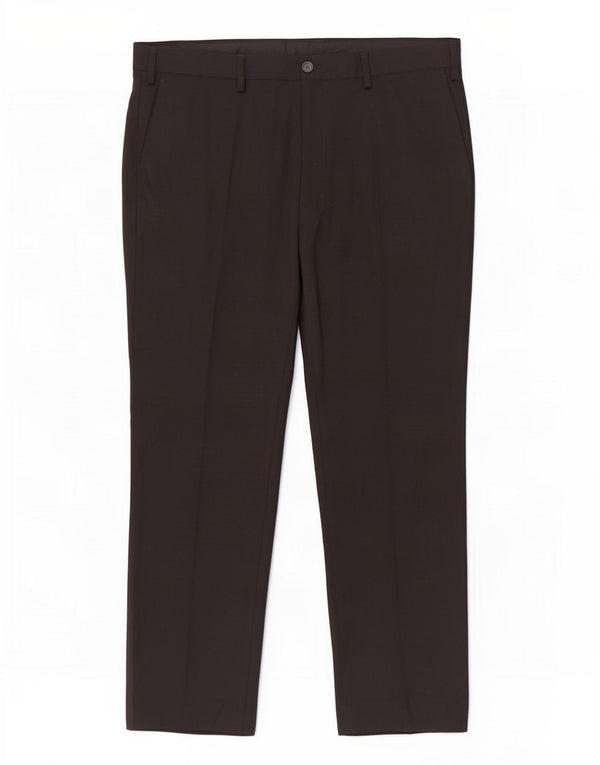 Marks & Spencer Mens Tailored Straight Suit Trousers W38 L31 Black