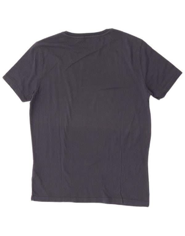 Tommy Hilfiger Mens T-Shirt Top Medium Navy Blue Cotton