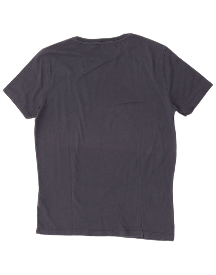 Tommy Hilfiger Mens T-Shirt Top Medium Navy Blue Cotton