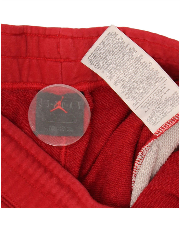 Jordan Mens Sport Shorts Small  Red Colourblock Cotton