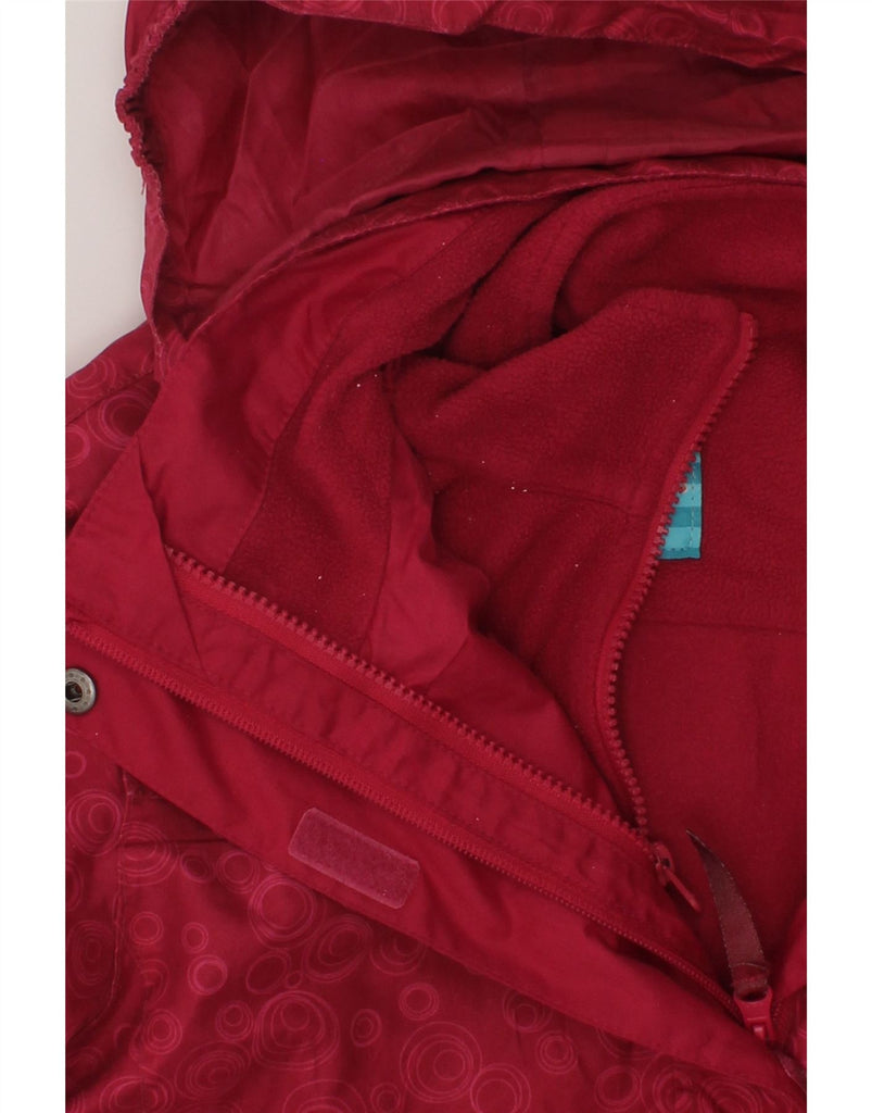 MOUNTAIN WAREHOUSE Girls Hooded Windbreaker Jacket 11-12 Years Red | Vintage Mountain Warehouse | Thrift | Second-Hand Mountain Warehouse | Used Clothing | Messina Hembry 