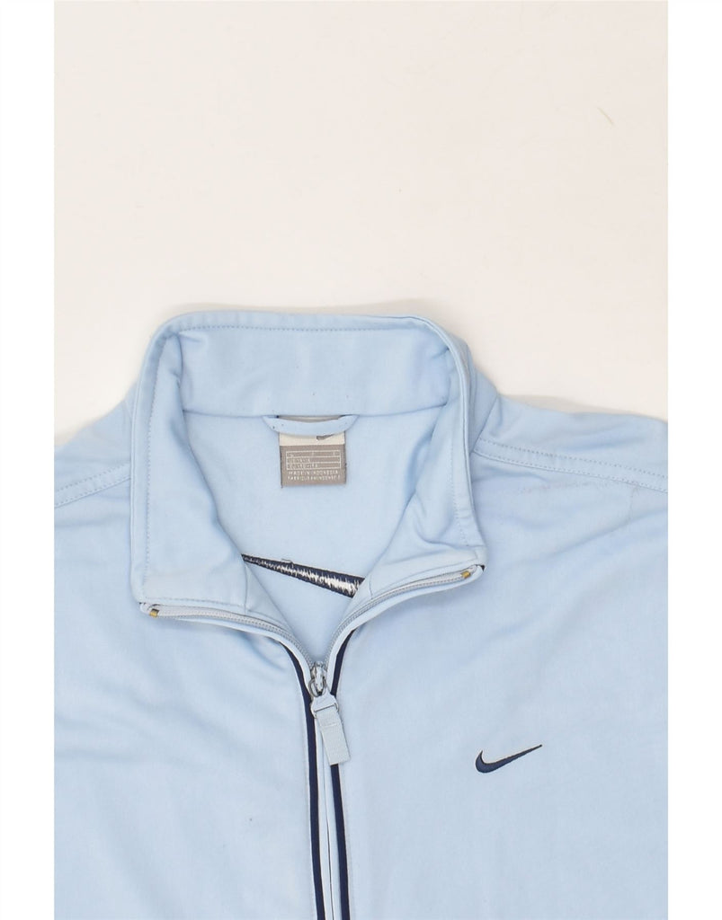 NIKE Boys Tracksuit Top Jacket 14-15 Years Large Blue Polyester | Vintage Nike | Thrift | Second-Hand Nike | Used Clothing | Messina Hembry 