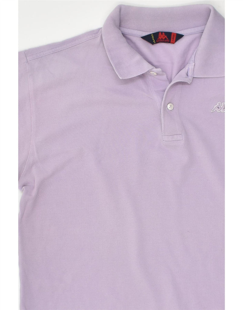 KAPPA Mens Polo Shirt Large Purple Cotton | Vintage Kappa | Thrift | Second-Hand Kappa | Used Clothing | Messina Hembry 