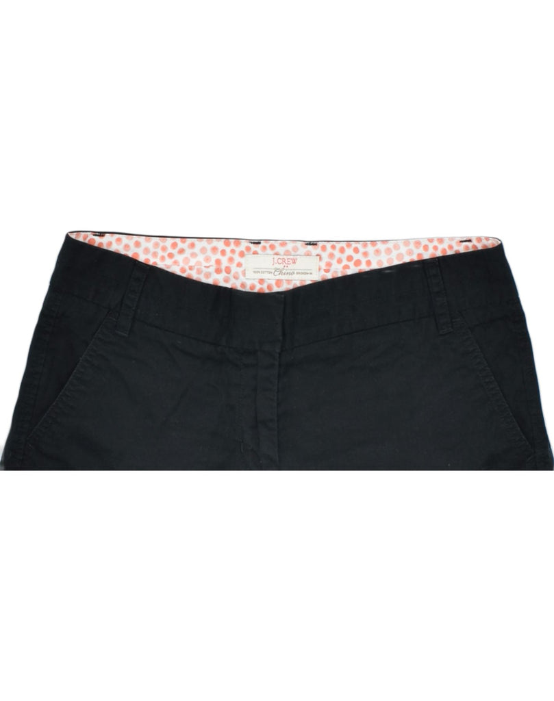 J. CREW Womens Chino Shorts W30 Medium Black Cotton | Vintage | Thrift | Second-Hand | Used Clothing | Messina Hembry 