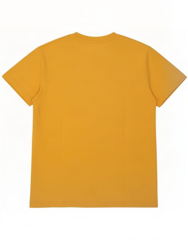 Kappa Mens T-Shirt Top XL Yellow Cotton