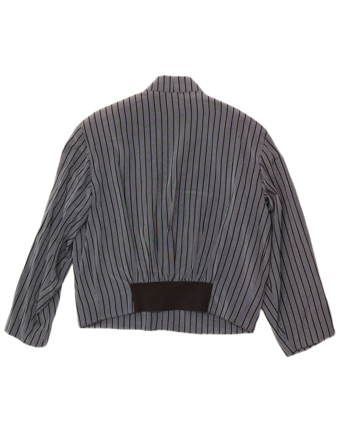 Polbot Mens 3 Button Blazer Jacket UK 38 Medium Blue Pinstripe