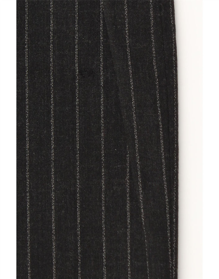 LOUISE KENNEDY Womens Pencil Skirt EU 38 Medium W28  Black Pinstripe Wool