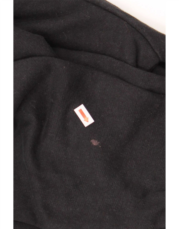Nike Mens Graphic Hoodie Jumper Small Black Cotton