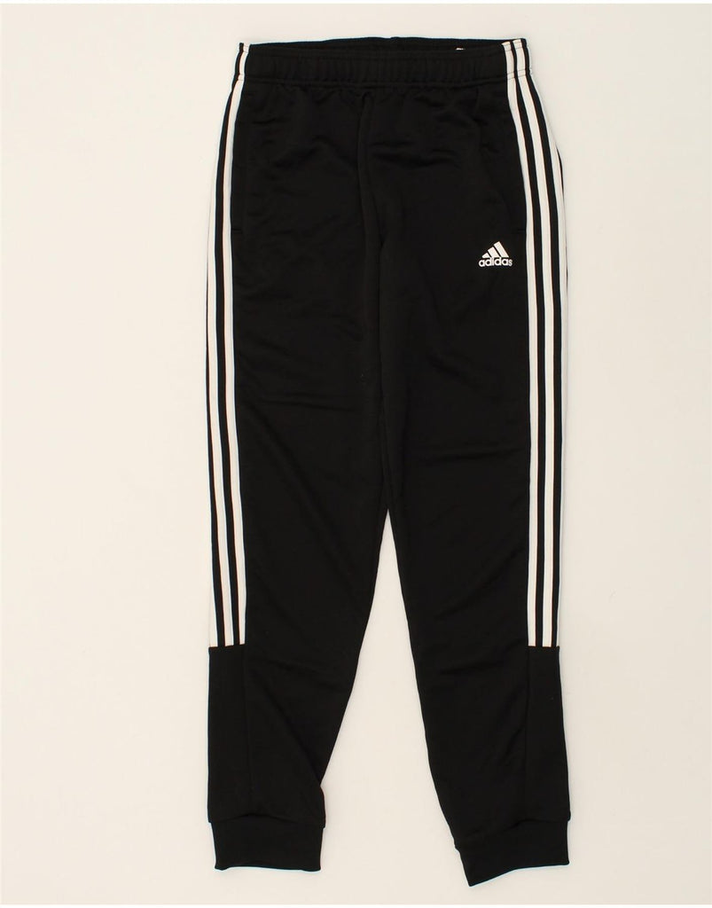 ADIDAS Mens Tracksuit Trousers Joggers Small Black Polyester | Vintage Adidas | Thrift | Second-Hand Adidas | Used Clothing | Messina Hembry 