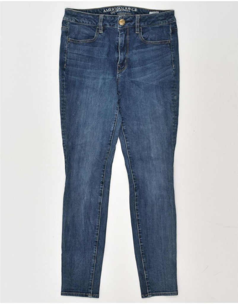 AMERICAN EAGLE Womens High Rise Jegging Jeans UK 10 Small W28 L27 Blue | Vintage American Eagle | Thrift | Second-Hand American Eagle | Used Clothing | Messina Hembry 