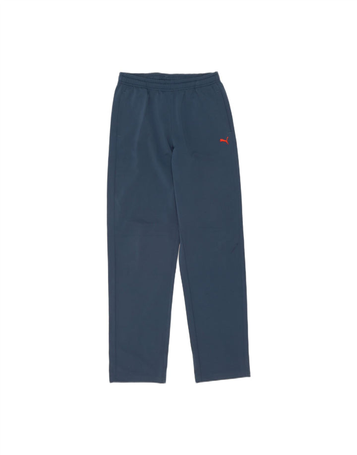 PUMA Boys Tracksuit Trousers 15-16 Years  Blue Polyester