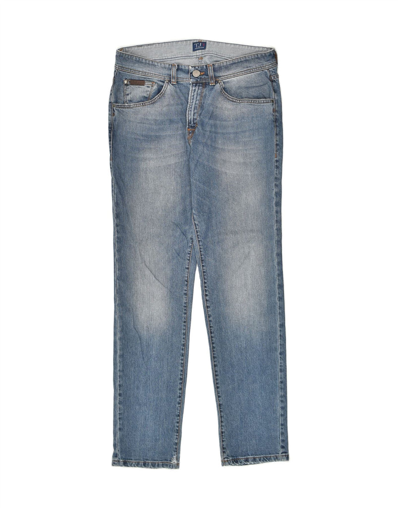 TRUSSARDI Mens Slim Jeans W34 L33 Blue Cotton | Vintage Trussardi | Thrift | Second-Hand Trussardi | Used Clothing | Messina Hembry 