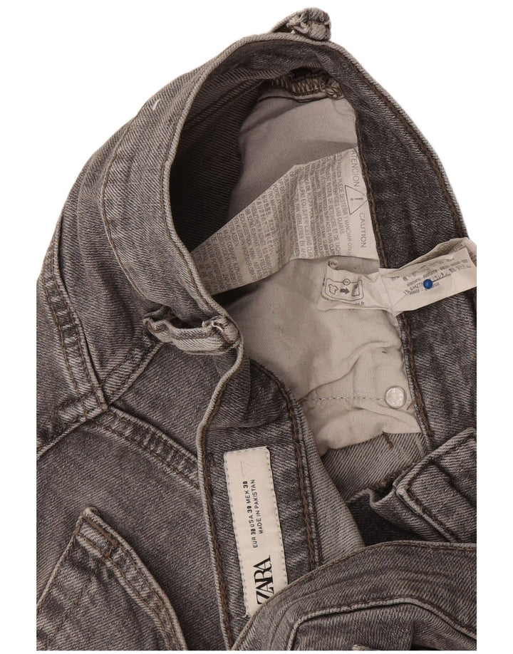 Zara Mens Slim Jeans EU 38 Small W30 L29 Grey Cotton