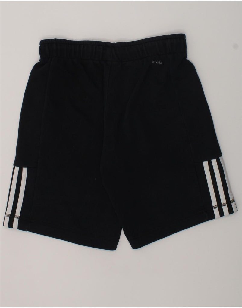 ADIDAS Boys Sport Shorts 11-12 Years Black Cotton | Vintage Adidas | Thrift | Second-Hand Adidas | Used Clothing | Messina Hembry 