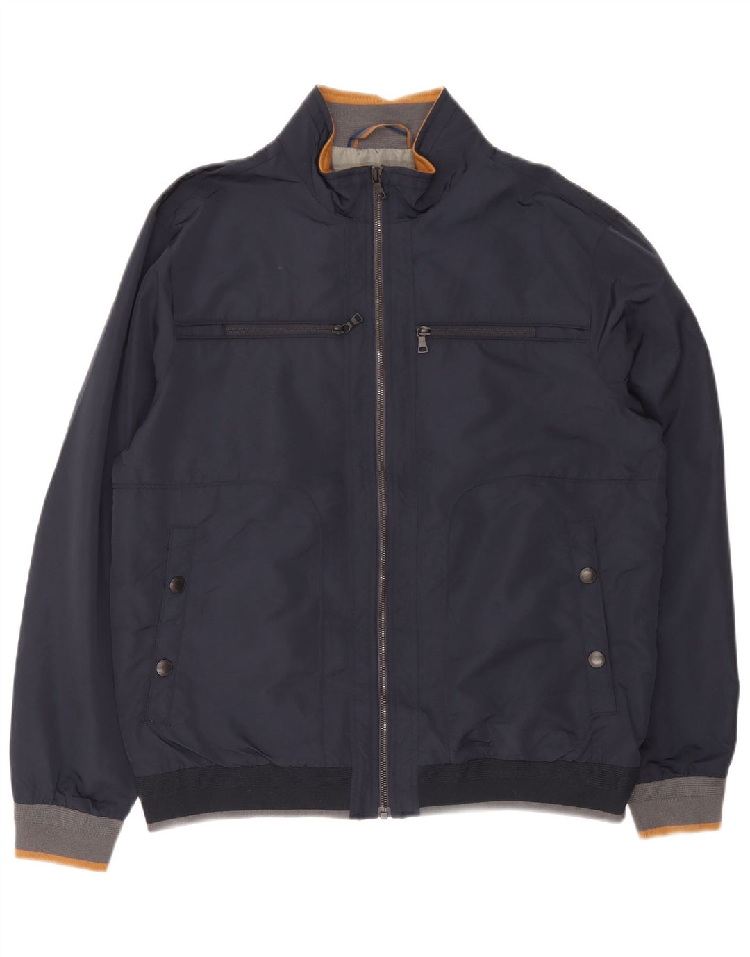 Marks & Spencer Mens Blue Harbour Bomber Jacket UK 40 Large Navy Blue