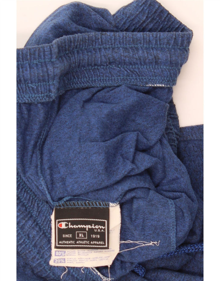 Champion Mens Sport Shorts XL  Blue Flecked Cotton