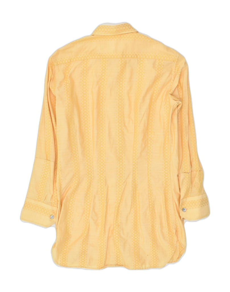 VINTAGE Womens Shirt EU 36 Small Yellow Cotton | Vintage Vintage | Thrift | Second-Hand Vintage | Used Clothing | Messina Hembry 