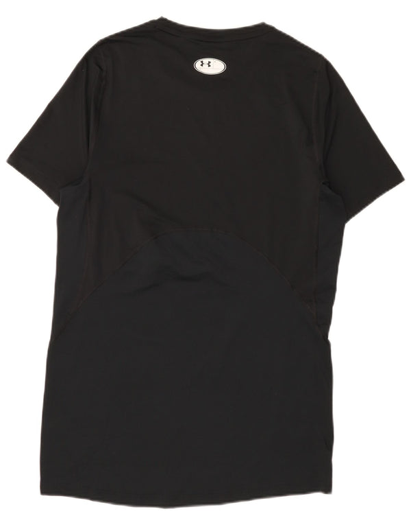 Under Armour Mens Heat Gear T-Shirt Top Small Black