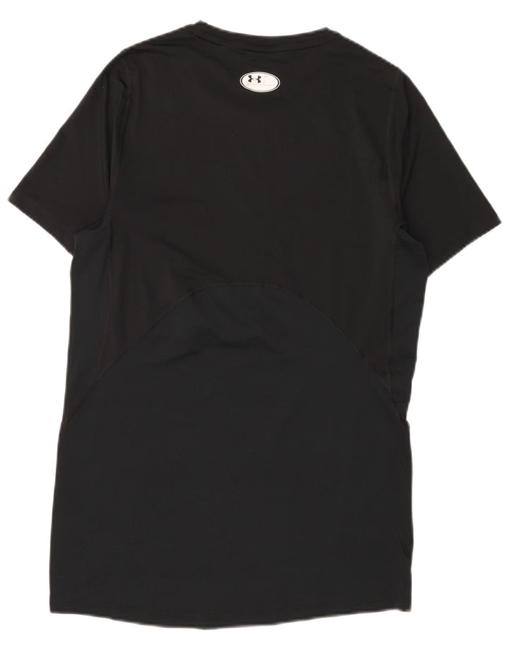 Under Armour Mens Heat Gear T-Shirt Top Small Black
