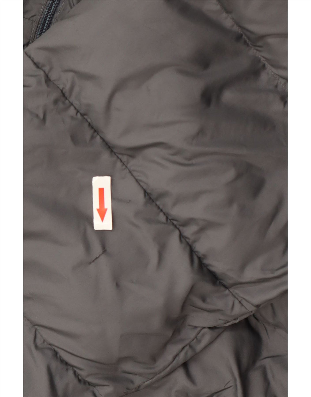 Adidas Boys Hooded Padded Jacket 15-16 Years Grey Polyester