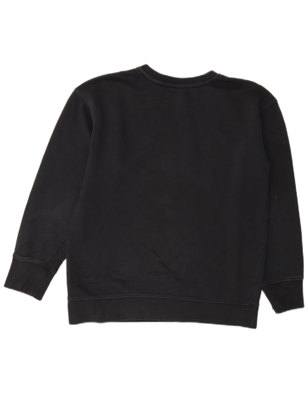 Nike Girls Sweatshirt Jumper 13-14 Years XL Black Cotton