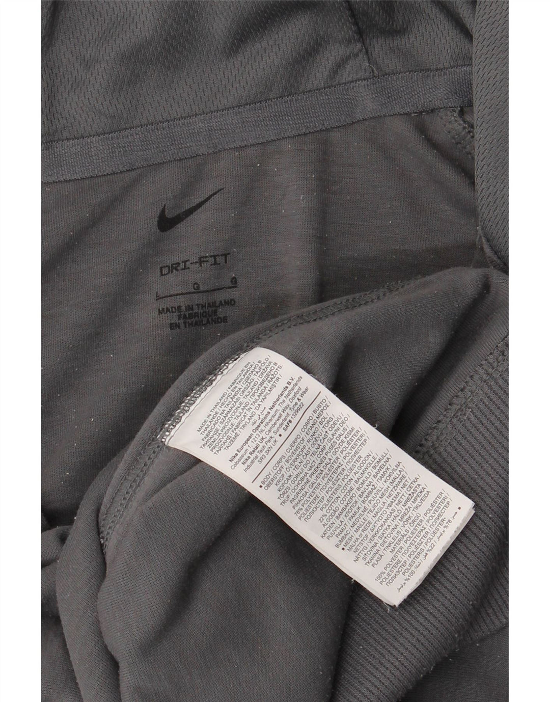 Nike Mens Paris Saint- Germain Hoodie Jumper Large Grey Colourblock