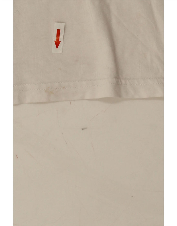 Vans Mens Classic Fit Graphic T-Shirt Top Large White Cotton