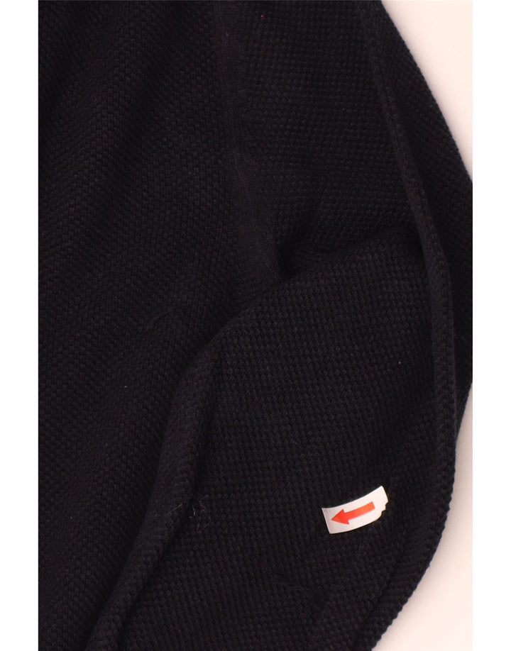 Marks & Spencer Mens Regular Fit Polo Neck Jumper Sweater Small Navy Blue