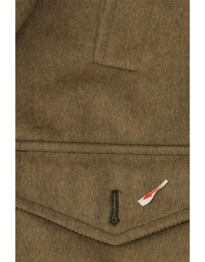 Vintage Mens Overcoat UK 40 Large Khaki