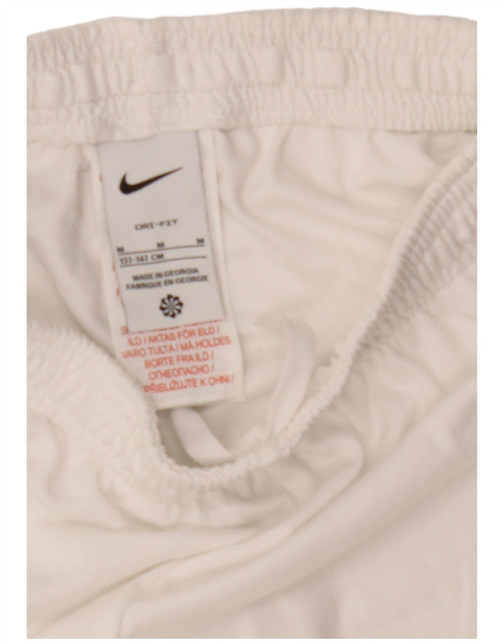 Nike Boys Sport Shorts 10-11 Years Medium White Polyester
