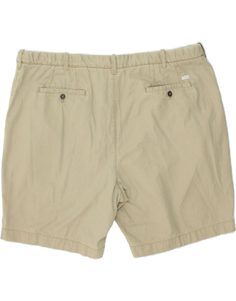 IZOD Mens Salt Water Chino Shorts W50 4XL Beige Cotton | Vintage Izod | Thrift | Second-Hand Izod | Used Clothing | Messina Hembry 