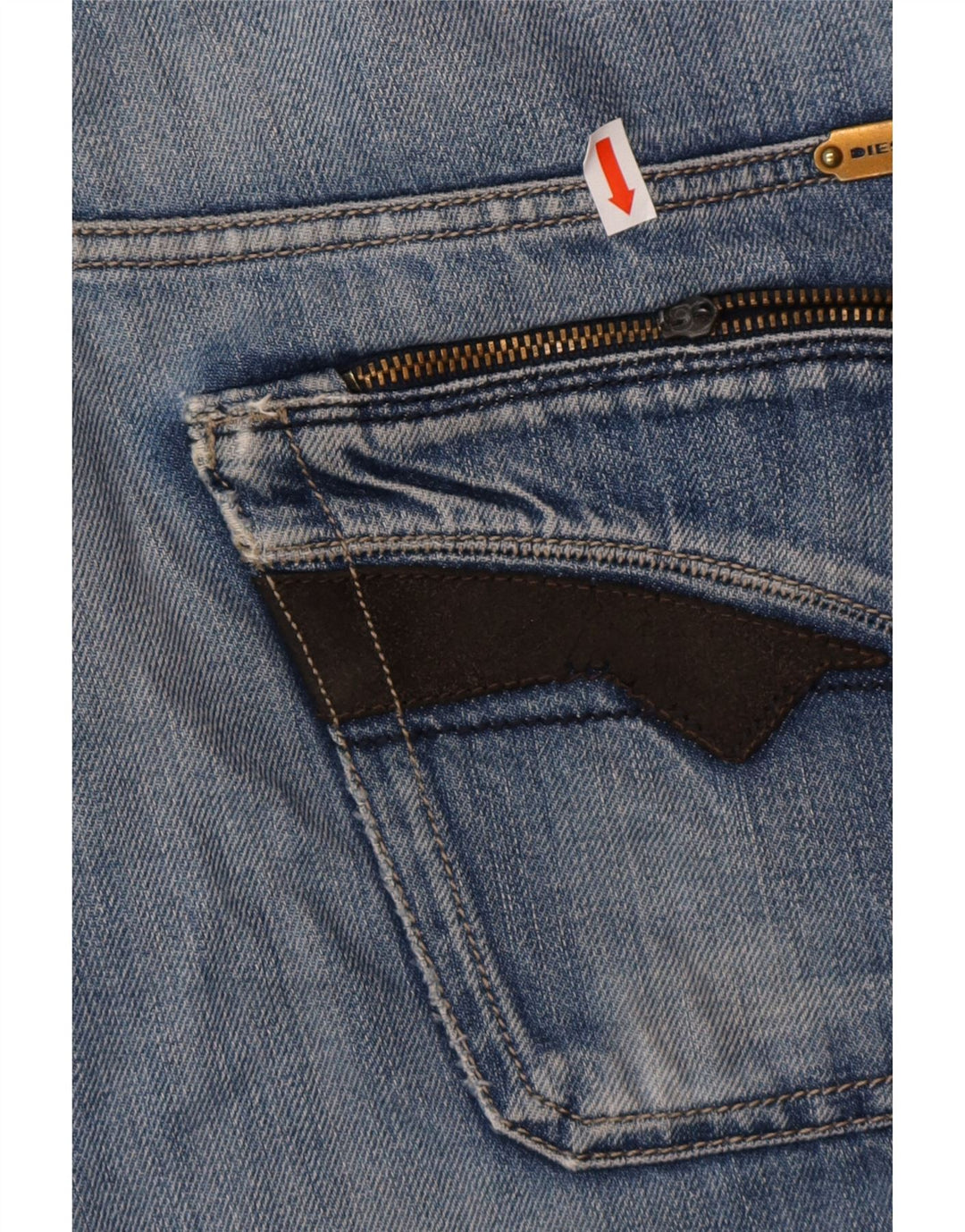 DIESEL Mens Slim Jeans W32 L32 Blue Cotton