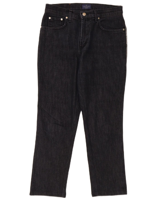 Trussardi Womens Straight Jeans W28 L26 Navy Blue