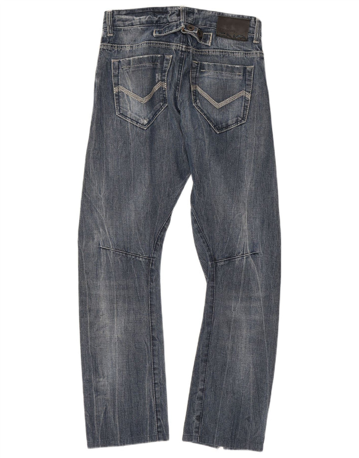 ENERGIE Womens Banana Slim Jeans W30 L30 Blue Cotton