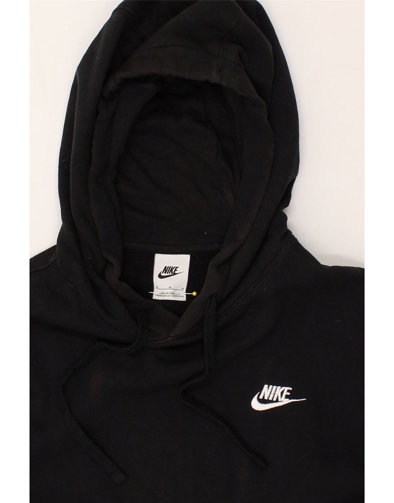 NIKE Mens Hoodie Jumper Medium Black Cotton | Vintage Nike | Thrift | Second-Hand Nike | Used Clothing | Messina Hembry 